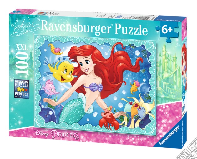 Ravensburger 10858 - Puzzle XXL 100 Pz - Principesse Disney - Ariel puzzle di Ravensburger
