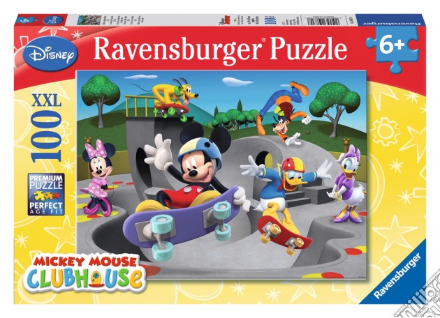 Ravensburger 10871 - Puzzle XXL 100 Pz - La Casa Di Topolino - Allo Skate-Park puzzle di Ravensburger