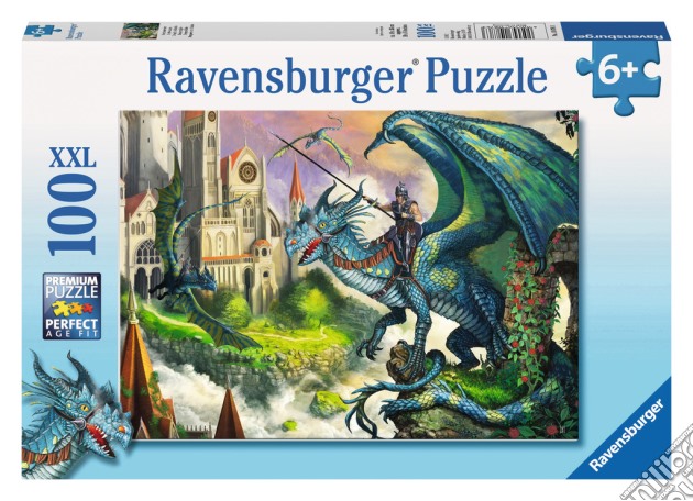 Puzzle super 100 pz - dragon rider puzzle di RAVENSBURGER