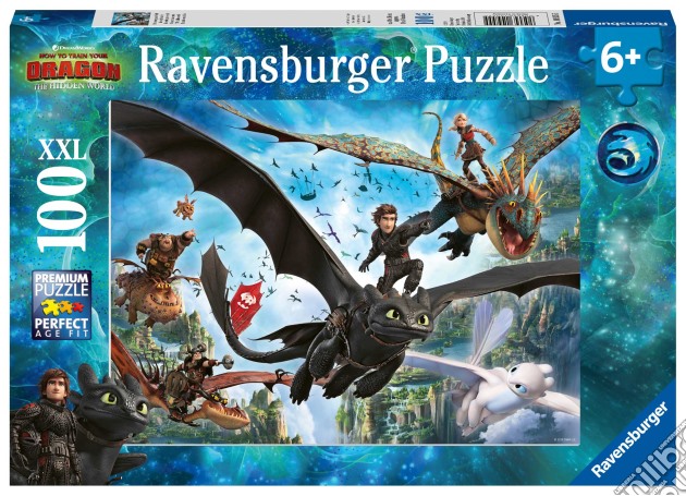 Ravensburger 10955 - Puzzle Xxl 100 Pz - Dragons A puzzle di Ravensburger