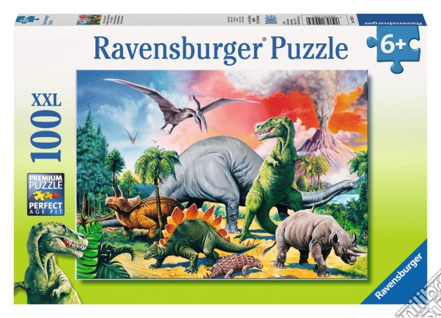 Ravensburger: Puzzle Xxl 100 Pz - Dinosauri puzzle di Ravensburger