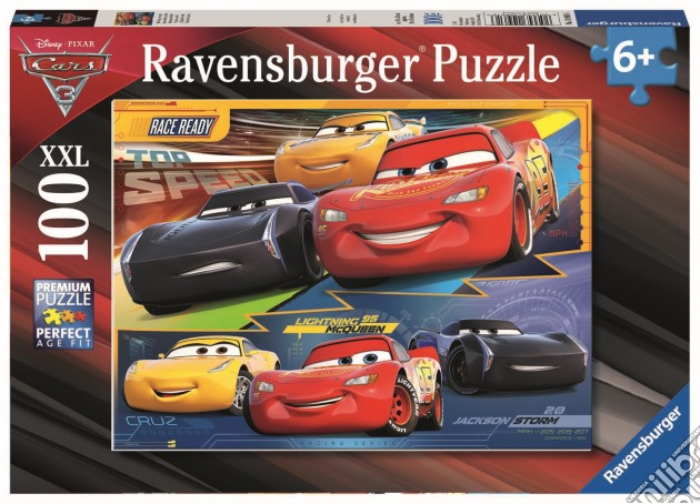 Ravensburger 10961 - Puzzle XXL 100 Pz - Cars 3 puzzle di Ravensburger