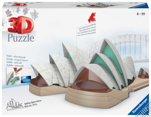 Ravensburger: 11243 - 3D Puzzle Serie Maxi - Sydney Opera House puzzle