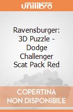 Ravensburger: 3D Puzzle - Dodge Challenger Scat Pack Red puzzle