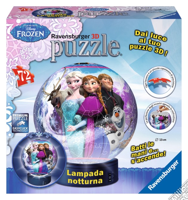 Puzzleball Lampada Notturna 108 Pz - Frozen puzzle