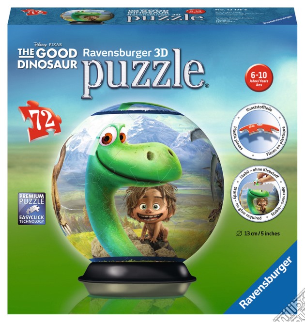 Puzzleball 72 Pz - The Good Dinosaur - Il Viaggio Di Arlo puzzle di Ravensburger