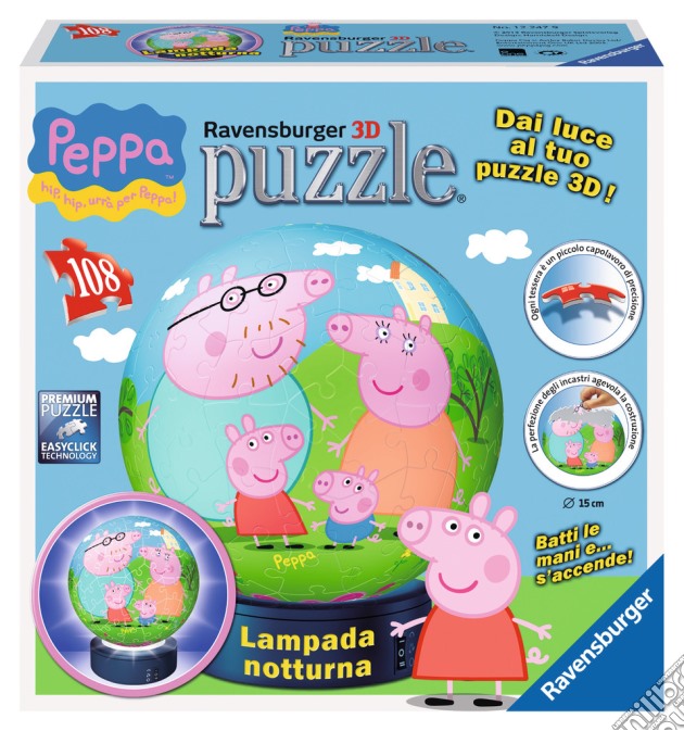 Lampada Peppa Pig puzzle