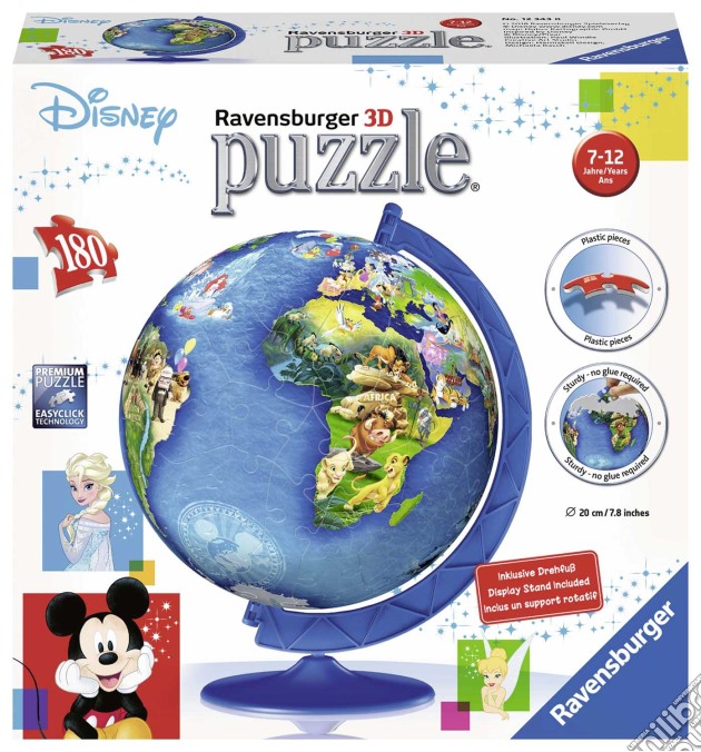 Ravensburger 12343 - Globo Disney gioco di Ravensburger