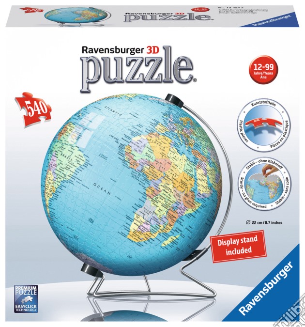 Globo terrestre (12+ anni) puzzle di RAVENSBURGER