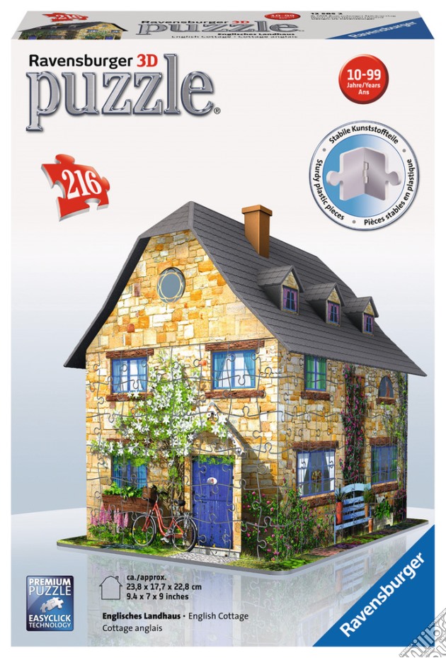 Puzzle 3D - Cottage Inglese puzzle di Ravensburger