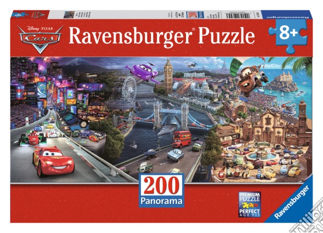 Ravensburger 12645 - Puzzle XXL 200 Pz - Cars - Panorama puzzle di Ravensburger