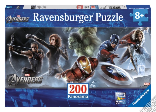Puzzle super 200 pz - La squadra degli Avengers puzzle di RAVENSBURGER