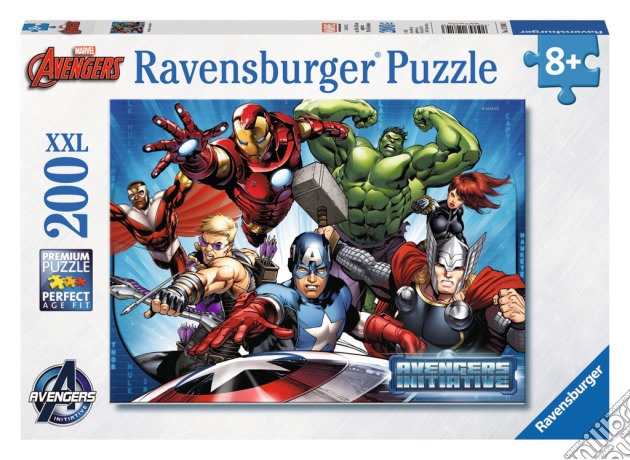 Ravensburger 12814 - Puzzle XXL 200 Pz - Avengers puzzle di Ravensburger