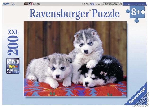 Ravensburger 12823 - Puzzle XXL 200 Pz - 3 Cuccioli Di Husky puzzle di Ravensburger