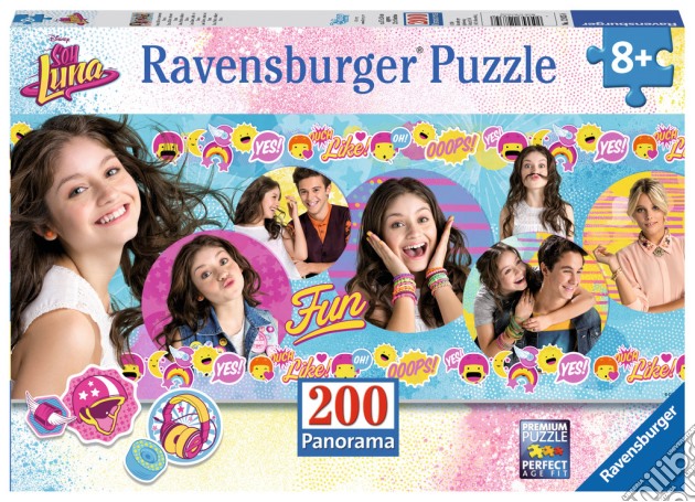 Ravensburger 12835 - Puzzle XXL 200 Pz - Soy Luna - Luna, Matteo, Amber E Simon puzzle di Ravensburger