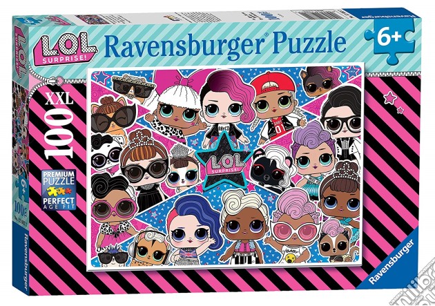 Ravensburger - 12882 2 - Puzzle Xxl 100 Pz - L.O.L. Surprise puzzle