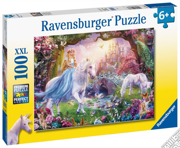 Ravensburger 12887 7 - Puzzle Xxl 100 Pz - Magical Unicorn puzzle