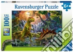 Ravensburger 12888 4 - Puzzle Xxl 100 Pz - L'Oasi Dei Dinosauri