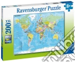 Ravensburger 12890 7 - Puzzle Xxl 100 Pz - Mappa Del Mondo