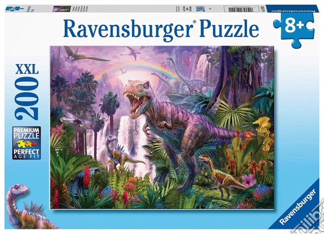 Ravensburger 12892 1 - Puzzle Xxl 200 Pz - Paese Dei Dinosauri puzzle