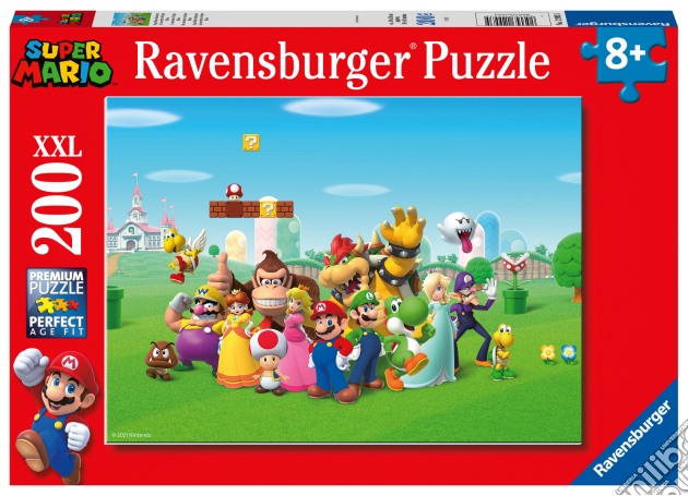 Ravensburger: 12993 - Puzzle Xxl 200 Pz - Super Mario puzzle