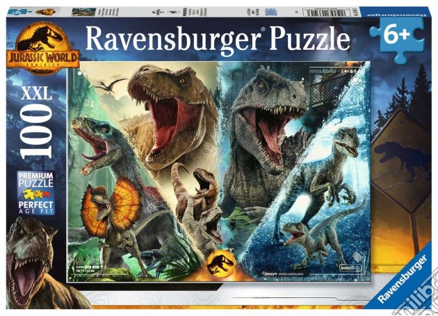 Jurassic World: Ravensburger - Puzzle Xxl 100 Pz - Dominion gioco
