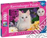Ravensburger: Puzzle Xxl 100 Pz - Gattino Glitter