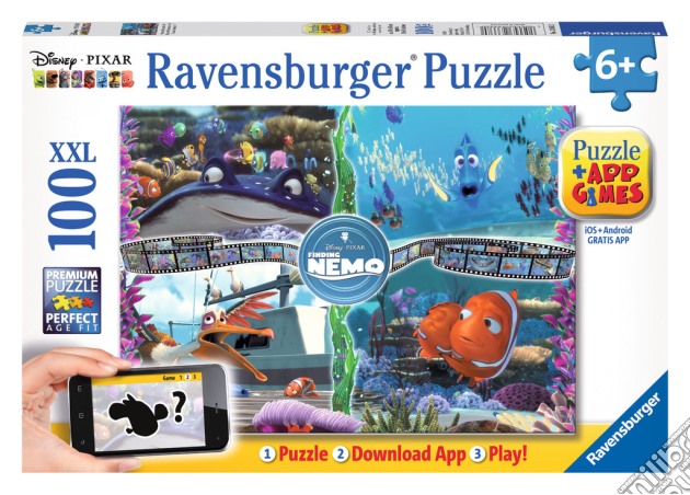 Puzzle XXL 100 Pz + App Games - Alla Ricerca Di Nemo puzzle