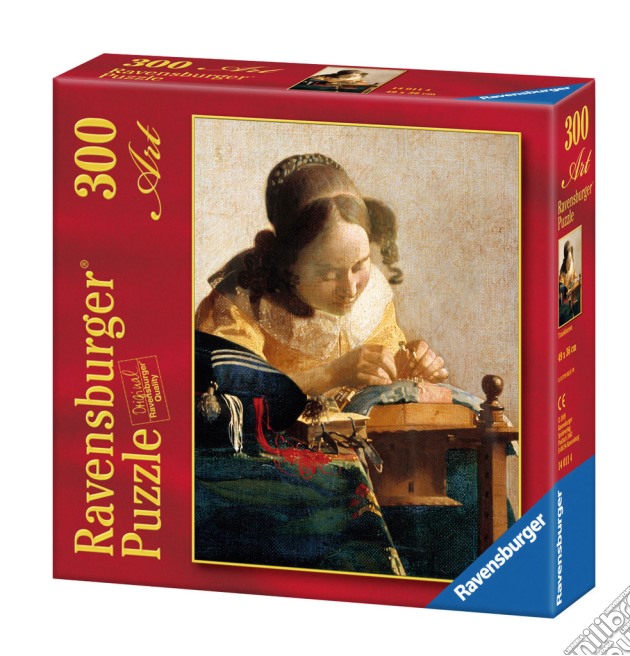 Puzzle 300 pz - vermeer: la merlettaia puzzle di RAVENSBURGER