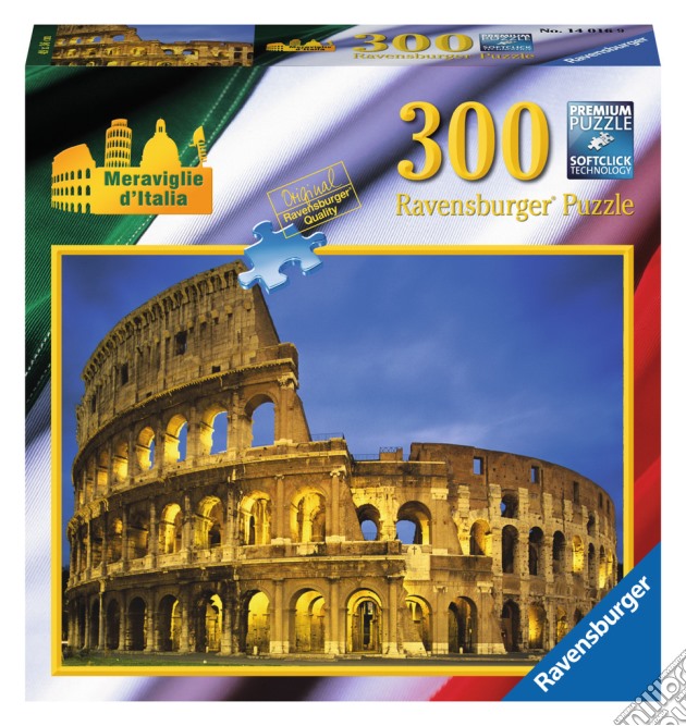 Ravensburger 14016 - Puzzle 300 Pz - Meraviglie D'Italia - Colosseo, Roma puzzle di Ravensburger