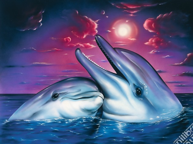 Coppia di delfini puzzle