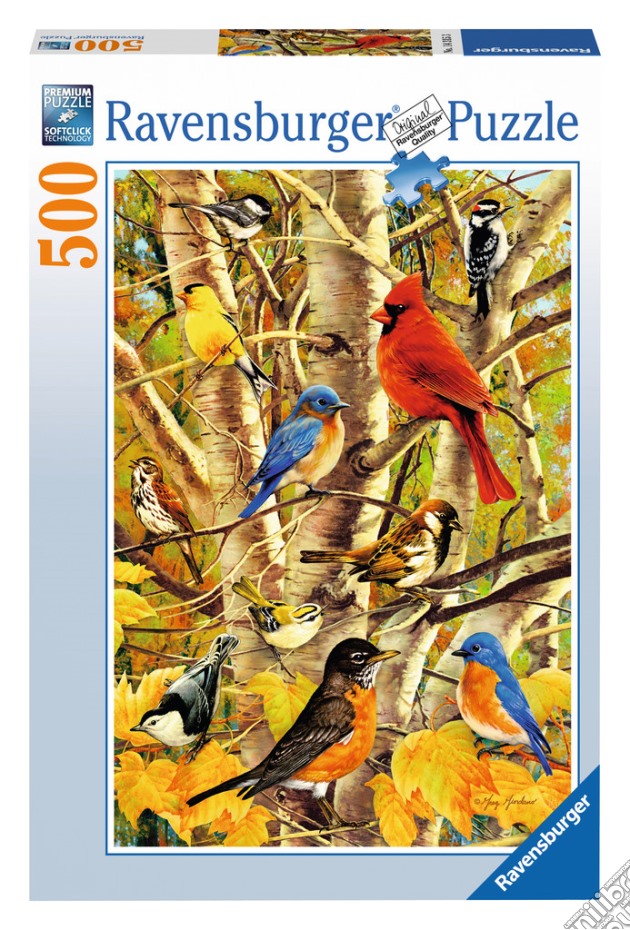 Puzzle 500 pz - autumn birds puzzle di RAVENSBURGER