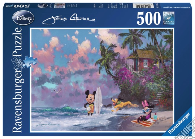 Puzzle 500 Pz - Topolino Surf Romantico puzzle di RAVENSBURGER