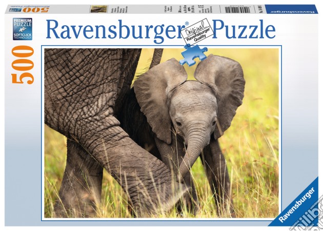 Puzzle 500 Pz - Cucciolo Di Elefante puzzle