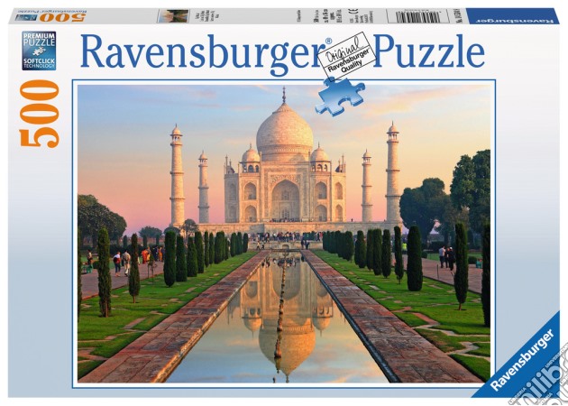Puzzle 500 Pz - Luci Sul Taj Mahal puzzle di Ravensburger