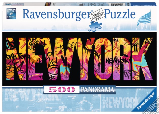 Ravensburger 14650 - Puzzle 500 Pz - New York Graffiti - Trend Package puzzle di Ravensburger