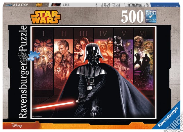 Ravensburger 14665 - Puzzle 500 Pz - Star Wars - Darth Vader puzzle di Ravensburger