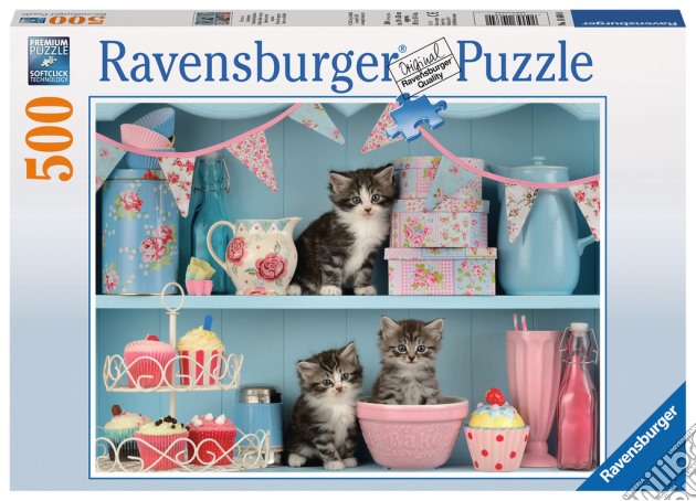 Ravensburger 14684 - Puzzle 500 Pz - Gattini E Cupcake puzzle di Ravensburger