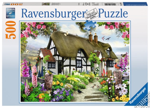 Ravensburger 14709 - Puzzle 500 Pz - English Cottage puzzle di Ravensburger