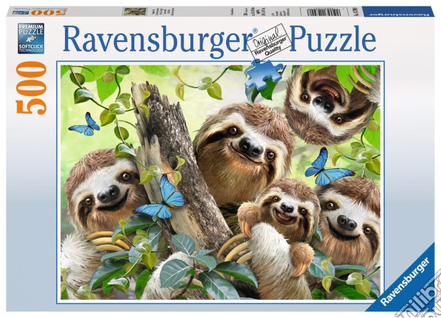 Ravensburger 14790 - Puzzle 500 Pz - Selfie Tra Bradipi puzzle di Ravensburger