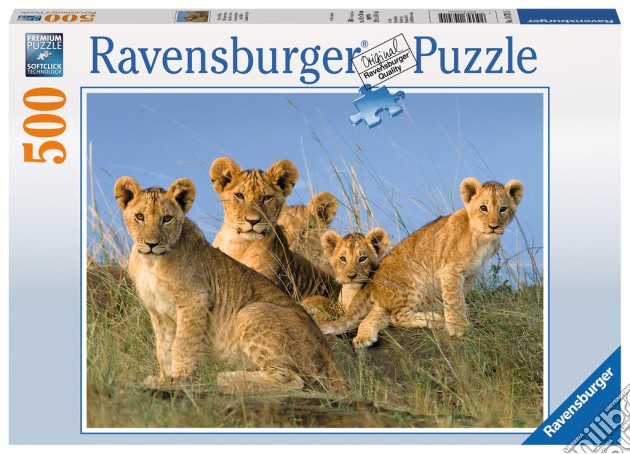 Ravensburger 14791 - Puzzle 500 Pz - Cuccioli Di Leone puzzle di Ravensburger