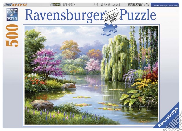 Ravensburger 14827 - Puzzle 500 Pz - Vista Romantica Dello Stagno puzzle di Ravensburger