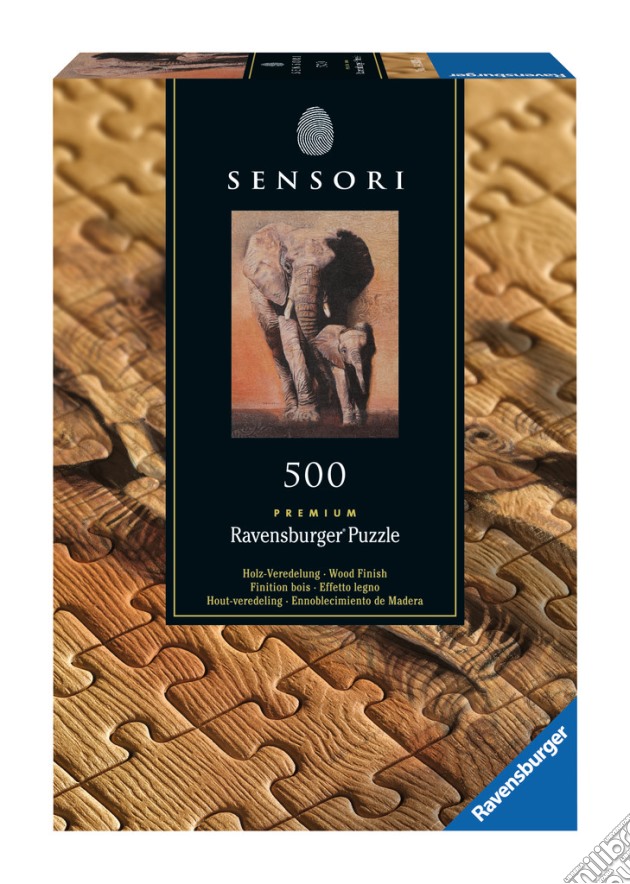 Maestosi elefanti - legno puzzle di RAVENSBURGER