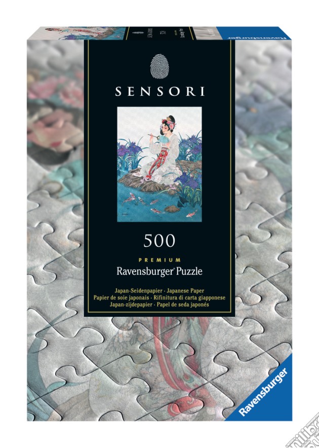 Geisha sullo stagno - carta giapponese puzzle di RAVENSBURGER