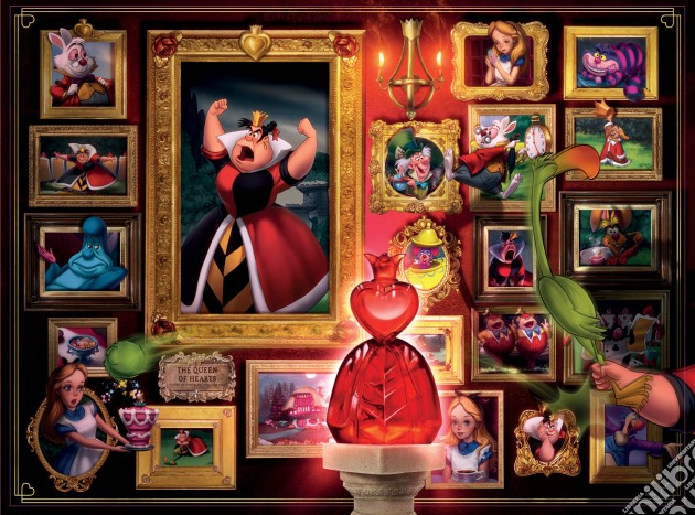 Ravensburger - 15026 7 - Puzzle 1000 Pz - Disney - Villainous:Queen Of Hearts puzzle di Ravensburger