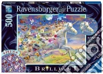 Ravensburger 15046 5 - Puzzle 500 Pz - Unicorno E Le Sue Farfalle