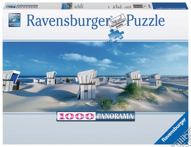 Puzzle 1000 Pz Panorama - Spiaggia Sull'Isola Di Sylt puzzle di RAVENSBURGER