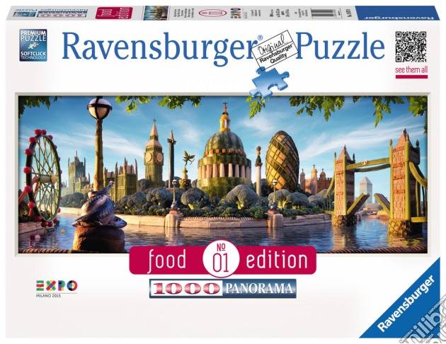Ravensburger 15070 - Puzzle 1000 Pz - Foto E Paesaggi - Veggie Skyline Di Londra puzzle di Ravensburger