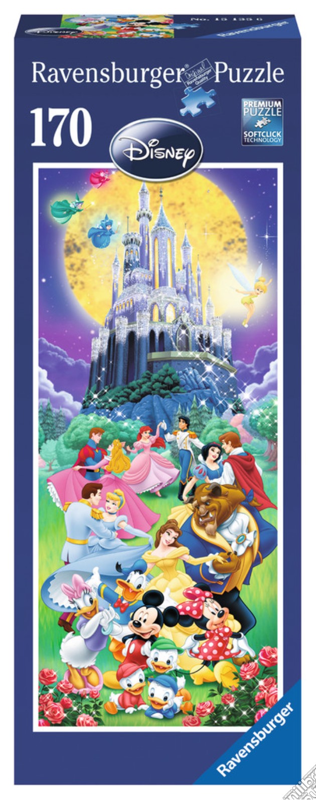Puzzle Panorama Verticale - Panorama Disney - Il Castello Delle Fiabe puzzle di Ravensburger
