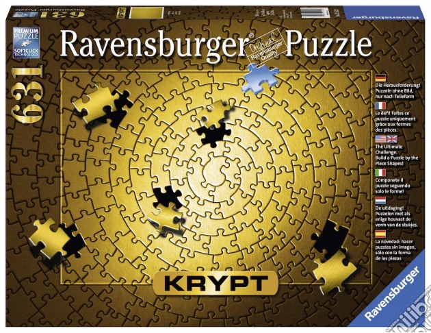 Ravensburger 15152 3 - Puzzle Escape 759 Pz - Krypt Gold 631 Pezzi puzzle
